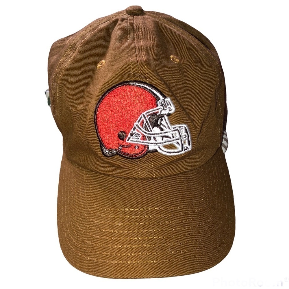 NFL Team Apparel Cleveland Browns Adjustable Hat OSFA Khaki